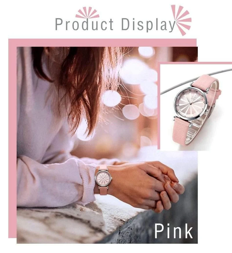 Damenuhren Luxus Damenuhr Lederuhren für Frauen Mode Bajan Kol Saati Diamant Reloj Mujer