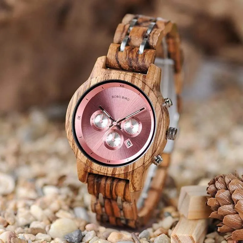 Uhr Damen relogio feminino Datumsanzeige Armbanduhren Clock Stop Functional saat V-P18