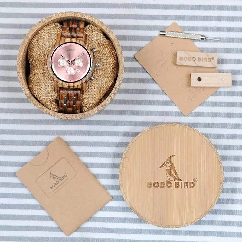 Uhr Damen relogio feminino Datumsanzeige Armbanduhren Clock Stop Functional saat V-P18