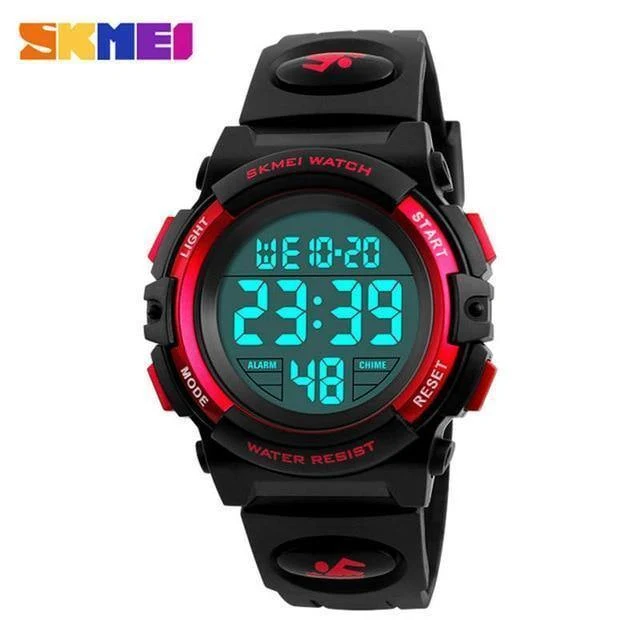 Kinderuhren, LED, digital, multifunktional, wasserdicht, Armbanduhren, Outdoor-Sportuhren für Kinder, Jungen, Mädchen, Schwimmen