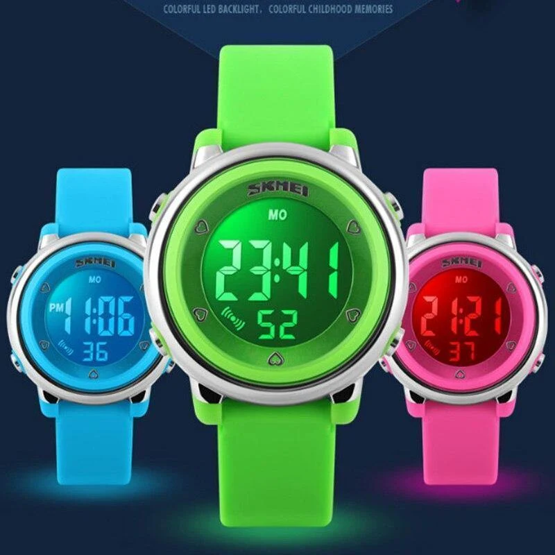 Kinder uhr LED Digital Sport Uhren Mujer Jungen mädchen mode Kinder Cartoon Gelee Wasserdicht Relogio Feminino SKMEI 2018