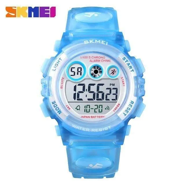Sport-Kinderuhr, wasserdicht, LED, digital, Kinderuhren, luxuriöse elektronische Uhr für Kinder, Jungen, Mädchen, Geschenke