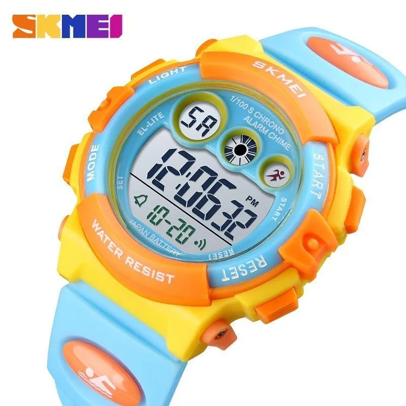 Sport-Kinderuhr, wasserdicht, LED, digital, Kinderuhren, luxuriöse elektronische Uhr für Kinder, Jungen, Mädchen, Geschenke
