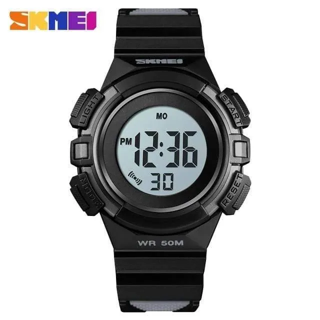 Outdoor Sport Kinder Uhren Sport Digitale Armbanduhren Mode Leben Wasserdicht PU Armband Kinder Uhr relogio 1485