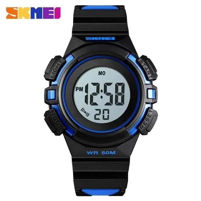 Outdoor Sport Kinder Uhren Sport Digitale Armbanduhren Mode Leben Wasserdicht PU Armband Kinder Uhr relogio 1485
