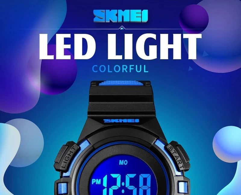 Outdoor Sport Kinder Uhren Sport Digitale Armbanduhren Mode Leben Wasserdicht PU Armband Kinder Uhr relogio 1485