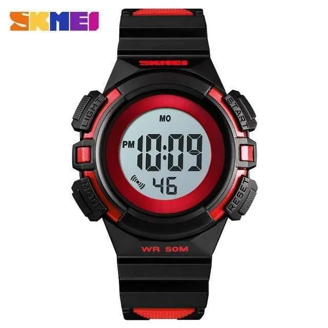 Outdoor Sport Kinder Uhren Sport Digitale Armbanduhren Mode Leben Wasserdicht PU Armband Kinder Uhr relogio 1485