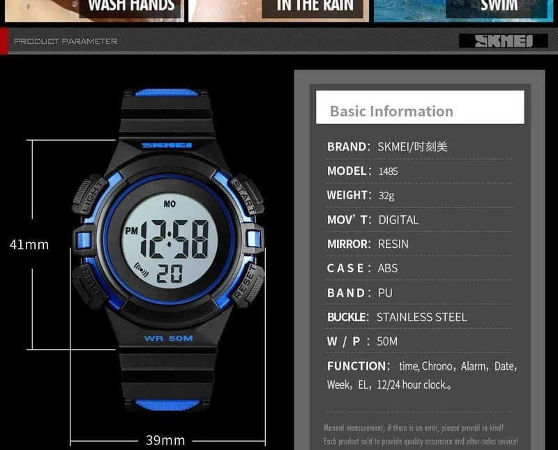 Outdoor Sport Kinder Uhren Sport Digitale Armbanduhren Mode Leben Wasserdicht PU Armband Kinder Uhr relogio 1485