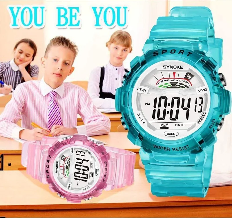 Digitale Kinderuhr Kinderuhren Mädchen Jungen Uhr Kindersport Armbanduhr Digitaluhr für Mädchen Jungen Überraschungsgeschenk