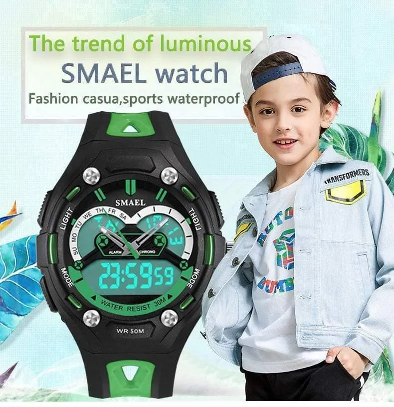 Kinderuhren Sport wasserdicht Kind elektronische LED 1339 Uhr sicher Mädchen Jungen Spielzeug Uhr besten Geschenke