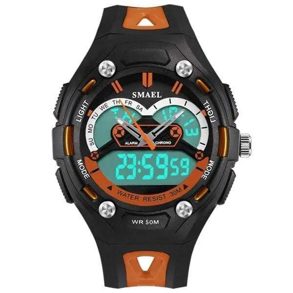 Kinderuhren Sport wasserdicht Kind elektronische LED 1339 Uhr sicher Mädchen Jungen Spielzeug Uhr besten Geschenke
