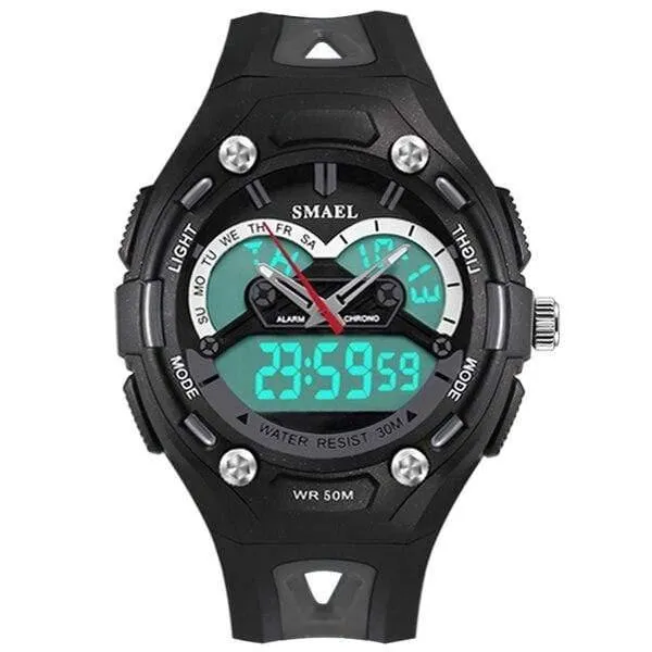 Kinderuhren Sport wasserdicht Kind elektronische LED 1339 Uhr sicher Mädchen Jungen Spielzeug Uhr besten Geschenke