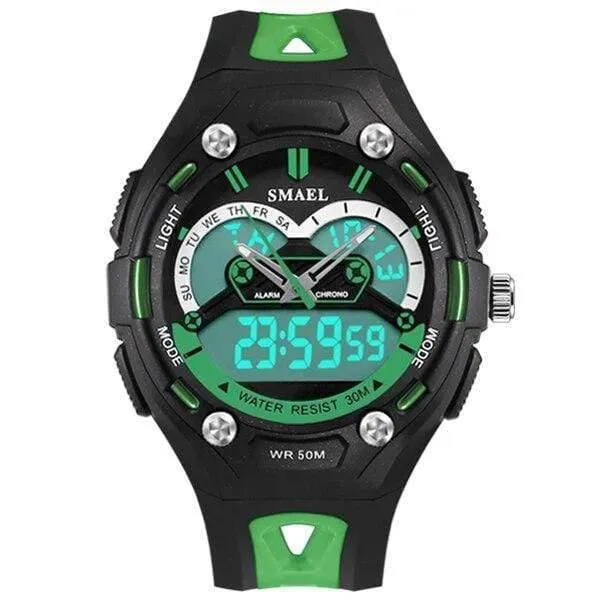 Kinderuhren Sport wasserdicht Kind elektronische LED 1339 Uhr sicher Mädchen Jungen Spielzeug Uhr besten Geschenke