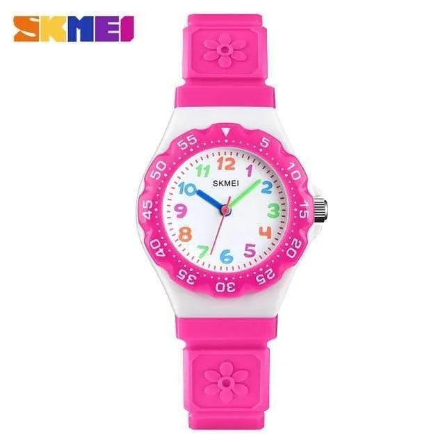 Kinderuhren Outdoor Sports Armbanduhr Jungen Mädchen Wasserdicht PU Armband Quarz Kinderuhren 1483 reloj