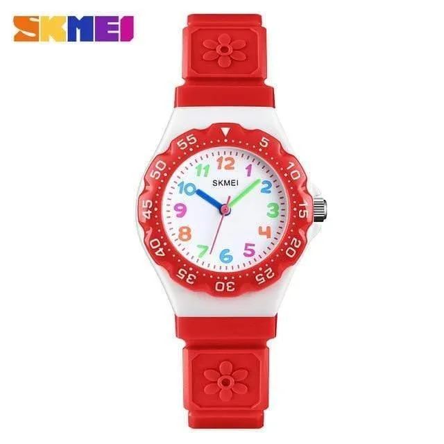 Kinderuhren Outdoor Sports Armbanduhr Jungen Mädchen Wasserdicht PU Armband Quarz Kinderuhren 1483 reloj