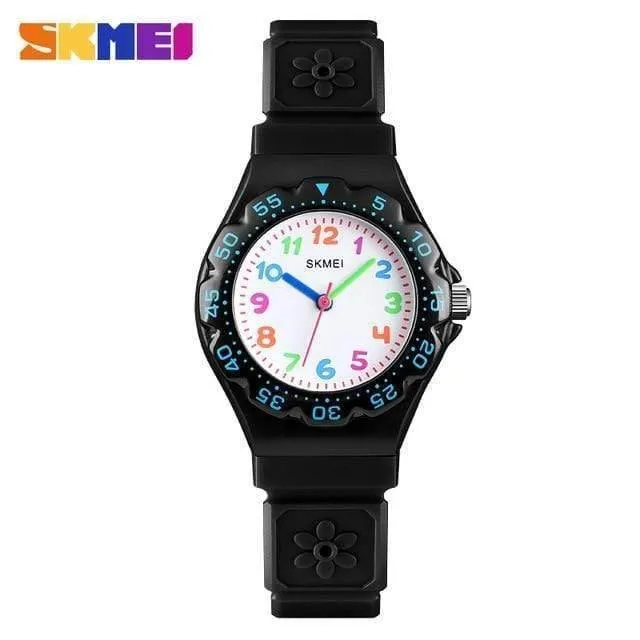 Kinderuhren Outdoor Sports Armbanduhr Jungen Mädchen Wasserdicht PU Armband Quarz Kinderuhren 1483 reloj