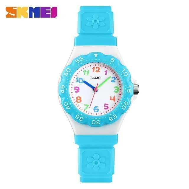 Kinderuhren Outdoor Sports Armbanduhr Jungen Mädchen Wasserdicht PU Armband Quarz Kinderuhren 1483 reloj