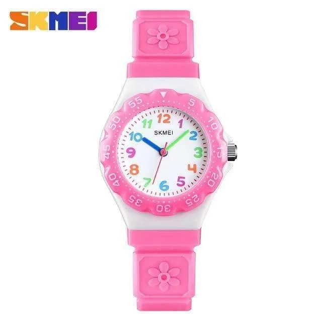 Kinderuhren Outdoor Sports Armbanduhr Jungen Mädchen Wasserdicht PU Armband Quarz Kinderuhren 1483 reloj