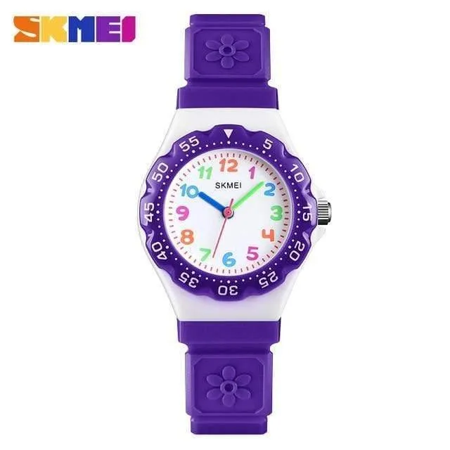 Kinderuhren Outdoor Sports Armbanduhr Jungen Mädchen Wasserdicht PU Armband Quarz Kinderuhren 1483 reloj