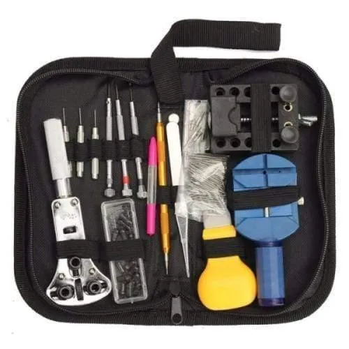 144pcs Uhrmacher Uhrwerkzeuge Zurück Fallöffner Federstab Pin Handentferner Horloge Gereedschap Reparatie Tool Kit Fall
