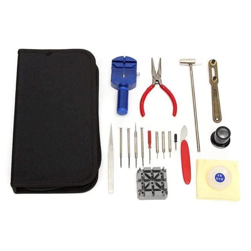144pcs Uhrmacher Uhrwerkzeuge Zurück Fallöffner Federstab Pin Handentferner Horloge Gereedschap Reparatie Tool Kit Fall