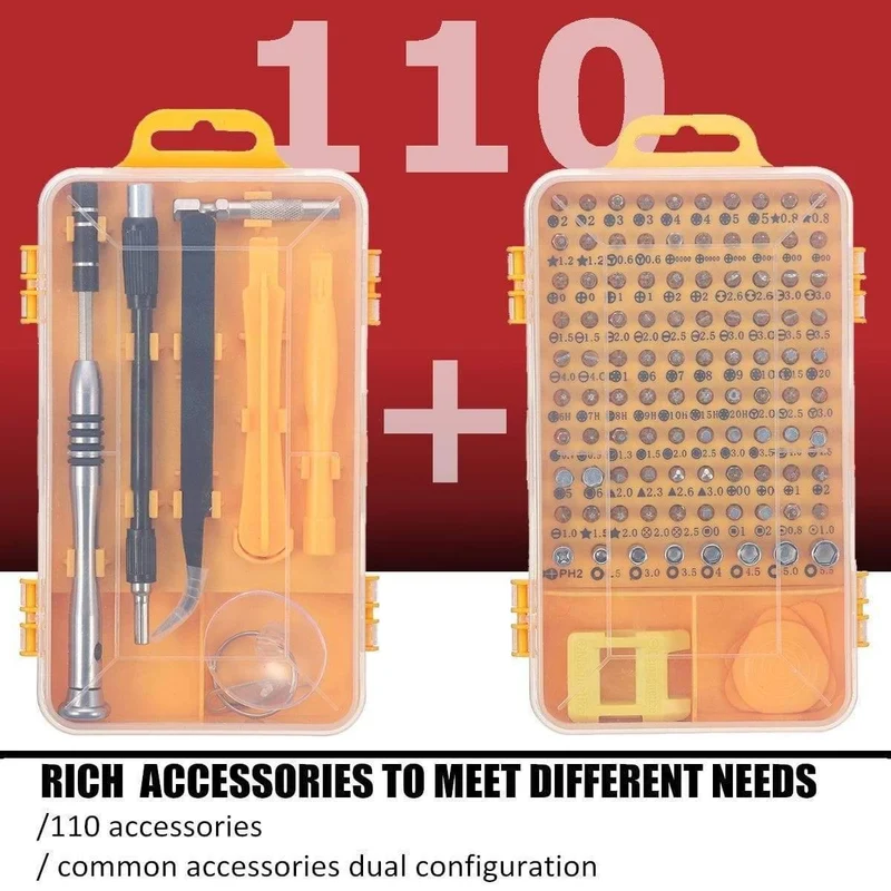 Handwerkzeug-Sets 110 Teile/los Uhren Telefon Reparatur Werkzeuge Bits Kits Pinzette Multifunktions-schraubendreher Uhrmacher Zubehör