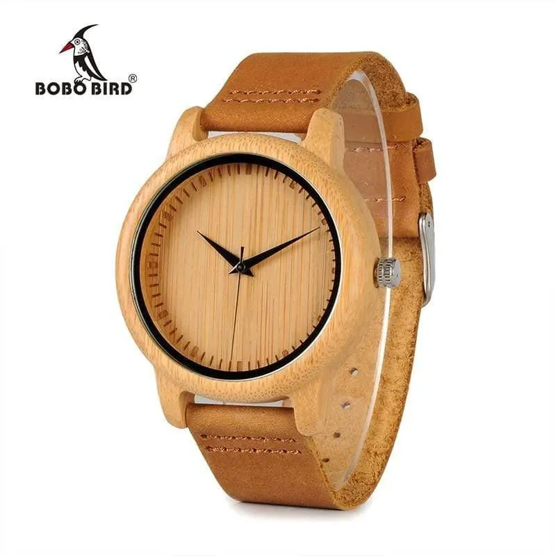 Bambusuhren Liebhaber handgemachte natürliche Holz Luxus Armbanduhren ideale Geschenkartikel Drop Shipping