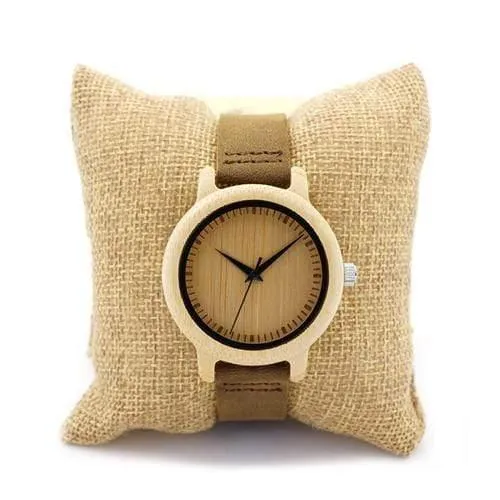 Bambusuhren Liebhaber handgemachte natürliche Holz Luxus Armbanduhren ideale Geschenkartikel Drop Shipping