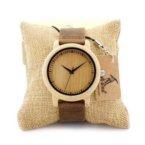Bambusuhren Liebhaber handgemachte natürliche Holz Luxus Armbanduhren ideale Geschenkartikel Drop Shipping