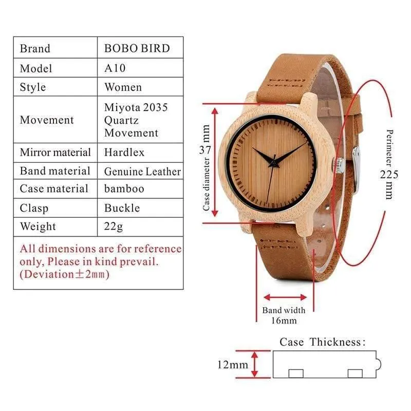 Bambusuhren Liebhaber handgemachte natürliche Holz Luxus Armbanduhren ideale Geschenkartikel Drop Shipping