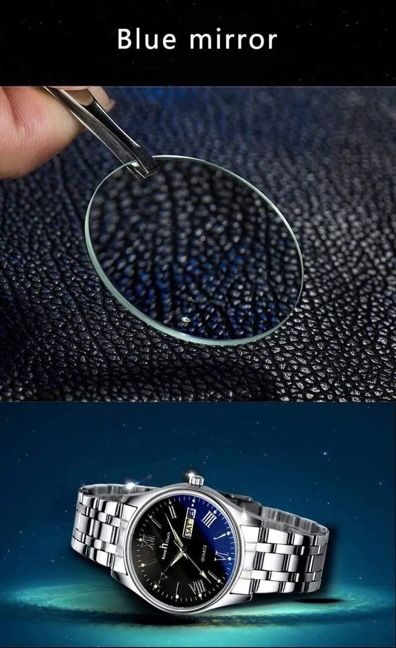 Hochzeitspaar Uhren für Liebhaber Stahl Wasserdichte Geschenke Paare Uhr Mann und Frau Kleid Männer Uhr Reloj Hombre