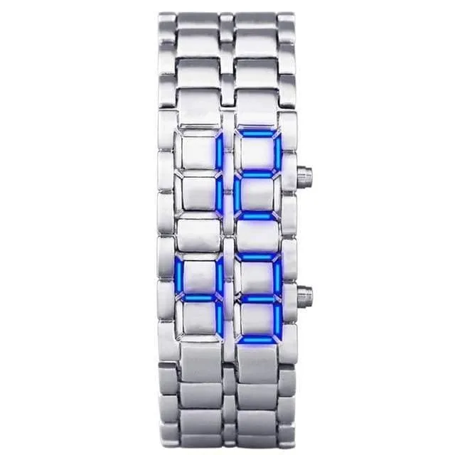 Sportuhren wasserdicht elektronische zweite Generation binäre LED digitale Herrenuhr Legierung Armbanduhr