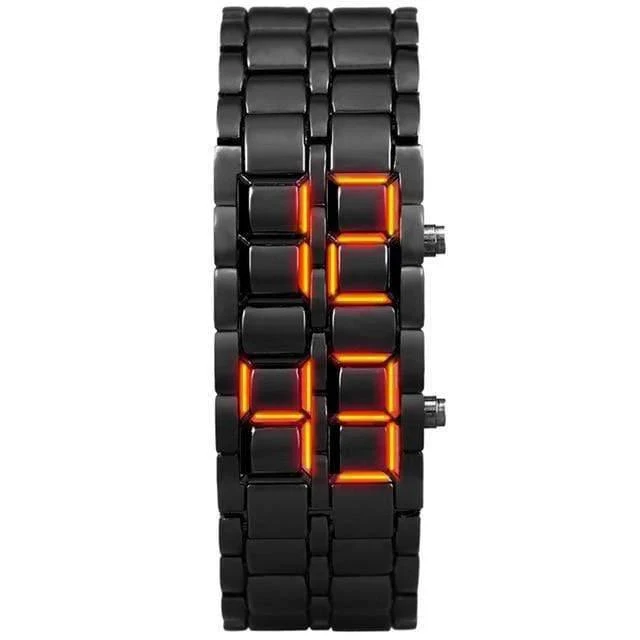 Sportuhren wasserdicht elektronische zweite Generation binäre LED digitale Herrenuhr Legierung Armbanduhr