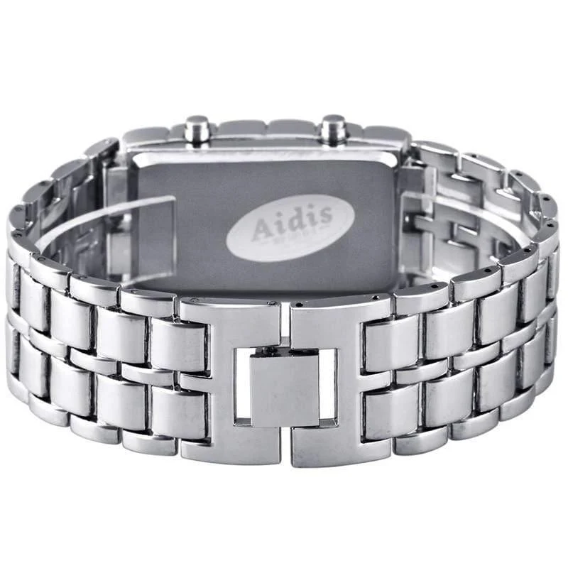 Sportuhren wasserdicht elektronische zweite Generation binäre LED digitale Herrenuhr Legierung Armbanduhr