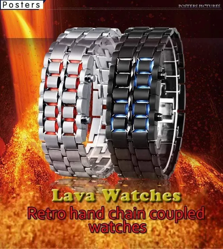 Sportuhren wasserdicht elektronische zweite Generation binäre LED digitale Herrenuhr Legierung Armbanduhr