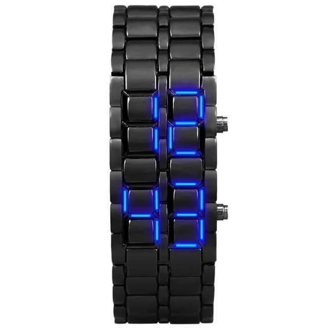 Sportuhren wasserdicht elektronische zweite Generation binäre LED digitale Herrenuhr Legierung Armbanduhr