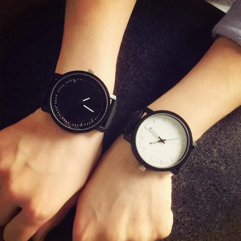 Mode Casual Uhr Männer Frauen Quarz Uhr Leder BGG Marke Liebhaber Armbanduhren orologio Stunden