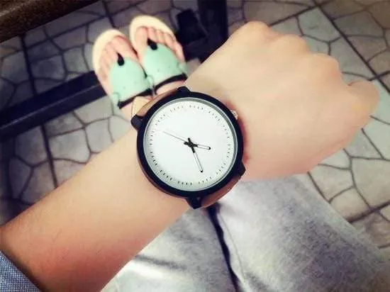 Mode Casual Uhr Männer Frauen Quarz Uhr Leder BGG Marke Liebhaber Armbanduhren orologio Stunden