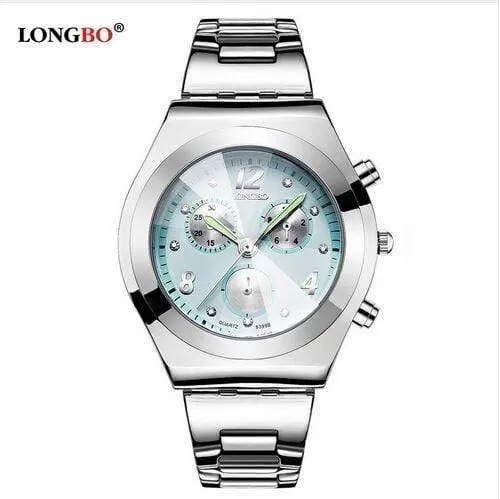Marke Mann Frau Liebhaber Clocsk Full Black Edelstahl Quarz-Armbanduhr Faltschließe Geschenk Kleid Uhren