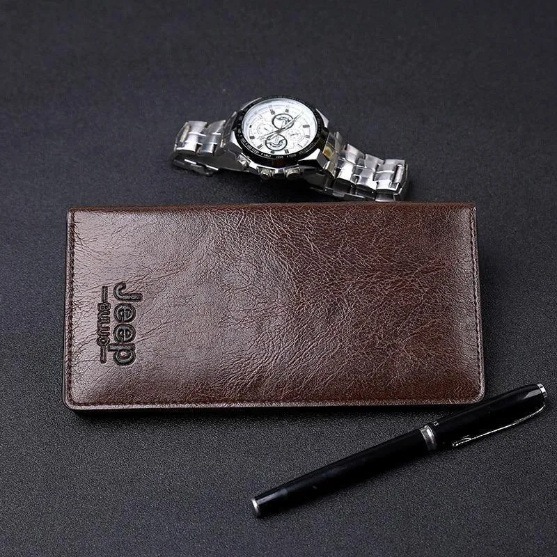 Lange Geldbörse für Herren, mehrere Geldbörsen für Herren, Business-Marken-Kartenhalter, Münzgeldbörse, Herren-Handtasche, Clutch, Minimalismus