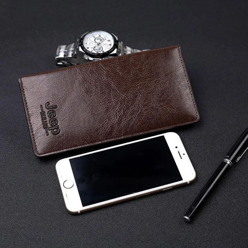Lange Geldbörse für Herren, mehrere Geldbörsen für Herren, Business-Marken-Kartenhalter, Münzgeldbörse, Herren-Handtasche, Clutch, Minimalismus