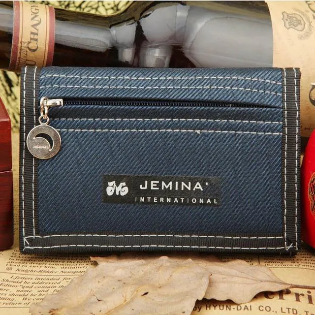 Männer Leinwand Brieftasche Kurze Designer Männer Brieftaschen Reißverschluss Münze Männlichen Geldbörse Kartenhalter Für Teenager Männer