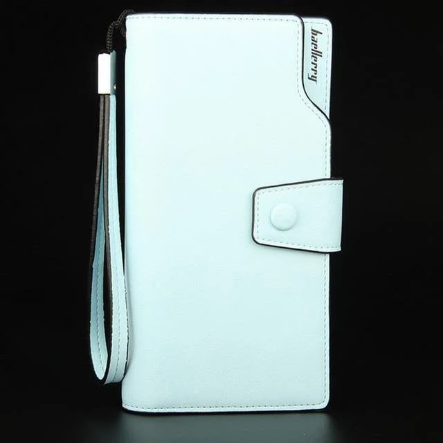 Damen-Geldbörse mit Reißverschluss und Haspe, lange Geldbörse, Verschluss im langen Stil, riesige Kapazität, modische Handtasche, Geldbeutel, mehr Kartenfächer