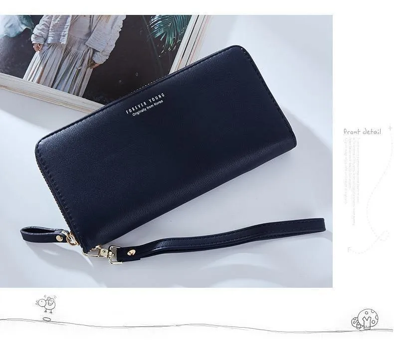 Entwickelt Frauen Lange Kupplung Brieftasche Große Kapazität Brieftaschen Weibliche Geldbörse Dame Geldbörsen Telefon Karte Halter Carteras