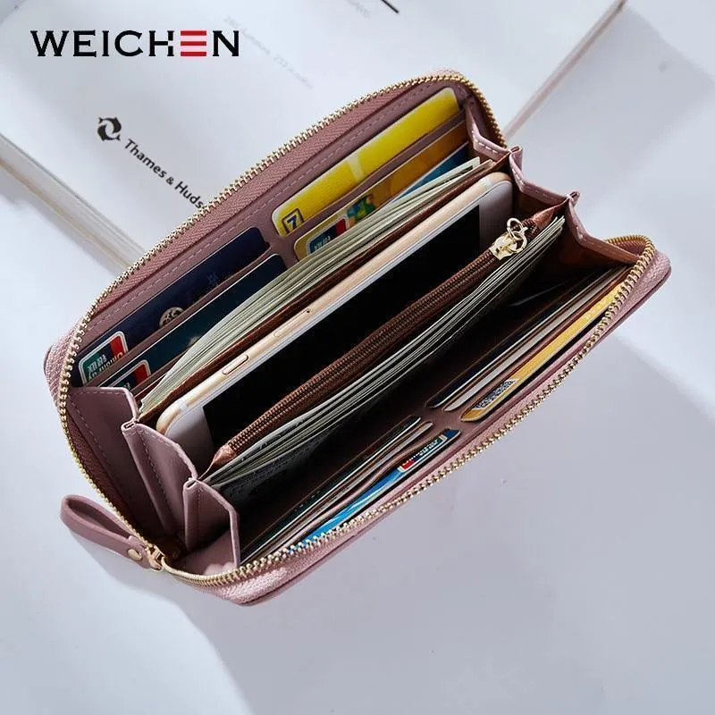 Entwickelt Frauen Lange Kupplung Brieftasche Große Kapazität Brieftaschen Weibliche Geldbörse Dame Geldbörsen Telefon Karte Halter Carteras