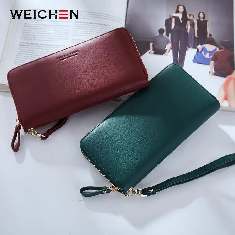 Entwickelt Frauen Lange Kupplung Brieftasche Große Kapazität Brieftaschen Weibliche Geldbörse Dame Geldbörsen Telefon Karte Halter Carteras
