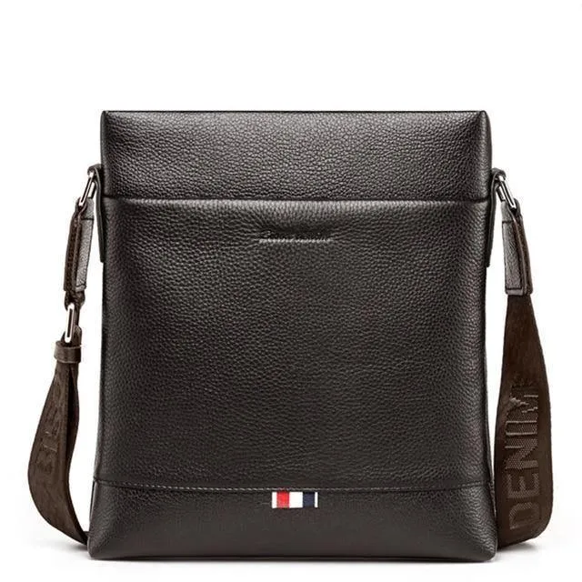 Leder Männer Tasche Casual Business Umhängetasche iPad Herren Messenger Bag Klassische Schwarz bolsas männlichen N2821