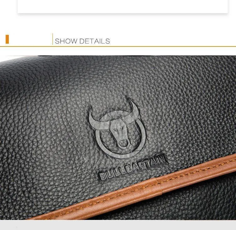 Leder Herrentasche Rindsleder Messenger Bag für männliche Mode Umhängetasche Herren Umhängetasche Vintage Handtaschen