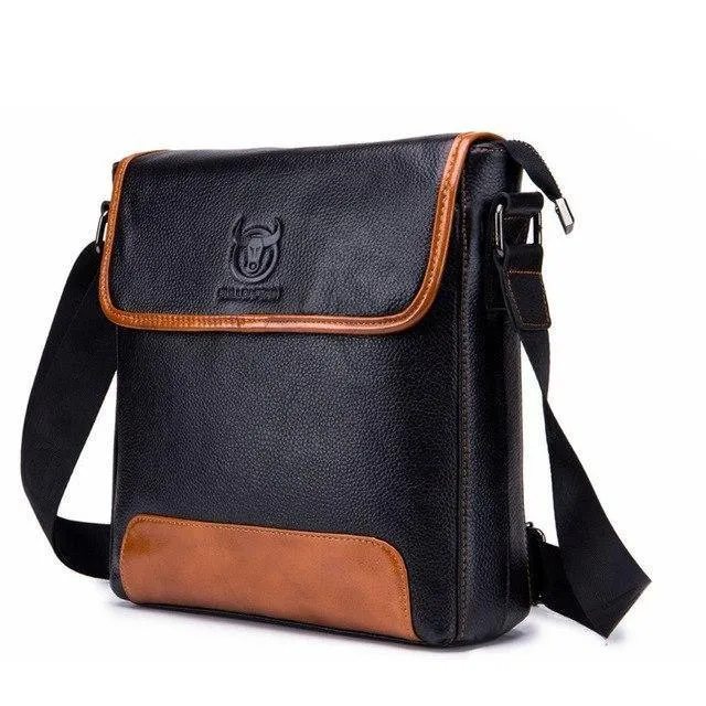 Leder Herrentasche Rindsleder Messenger Bag für männliche Mode Umhängetasche Herren Umhängetasche Vintage Handtaschen