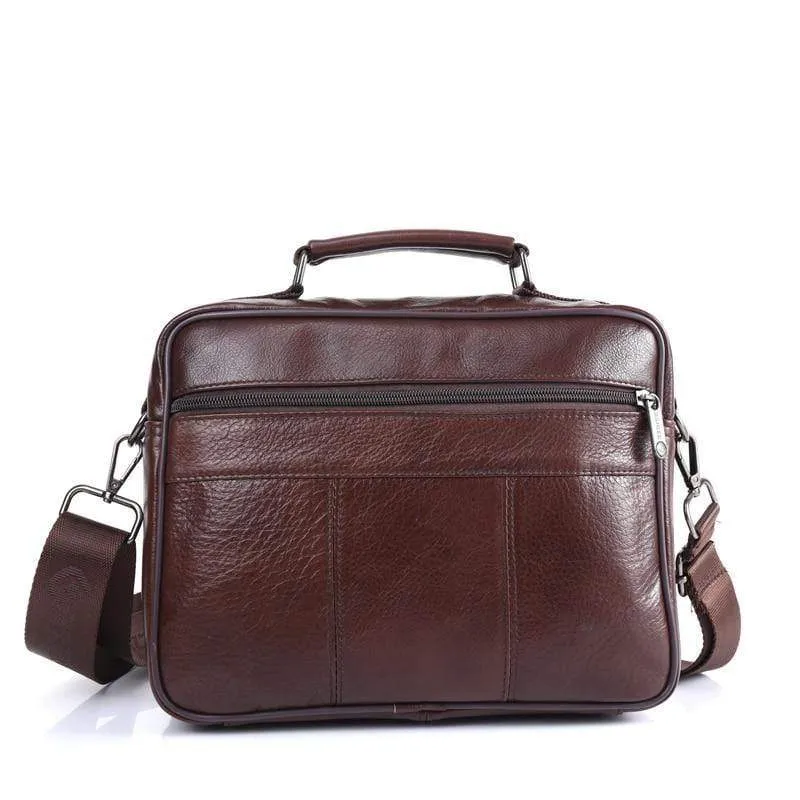 Herren Messenger Bags Luxus Echtleder Herren Tasche Designer Hochwertige Umhängetasche Casual Reißverschluss Bürotaschen für Männer